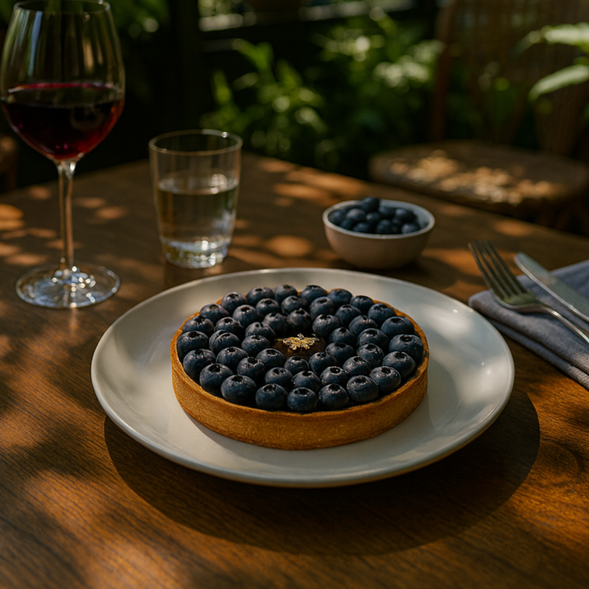 Homemade Blueberry Tart