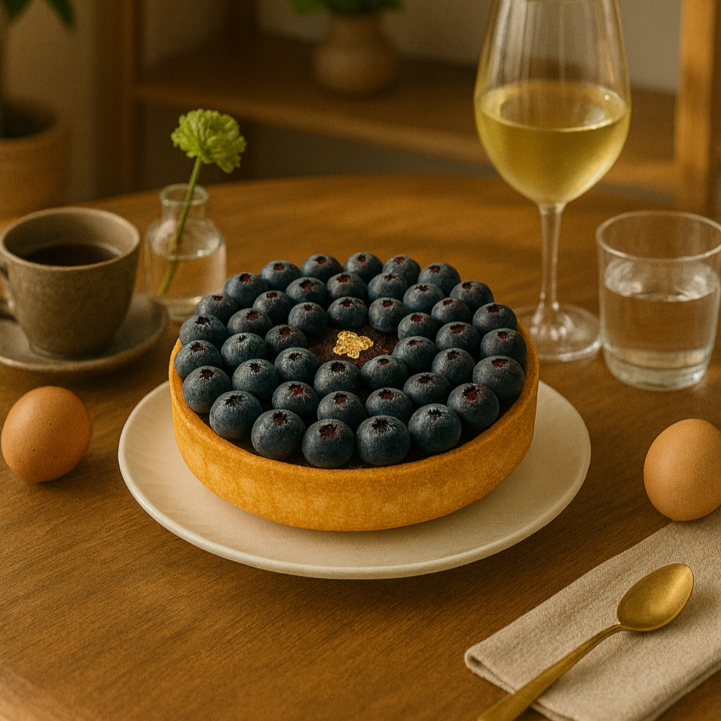 Homemade Blueberry Tart