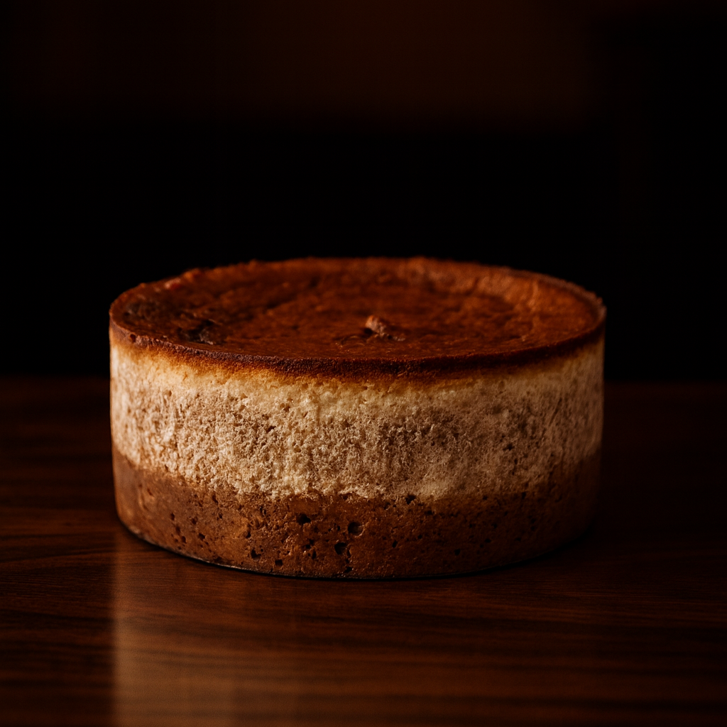 Basque Cheesecake: Chocolate with a Super Crunch Base