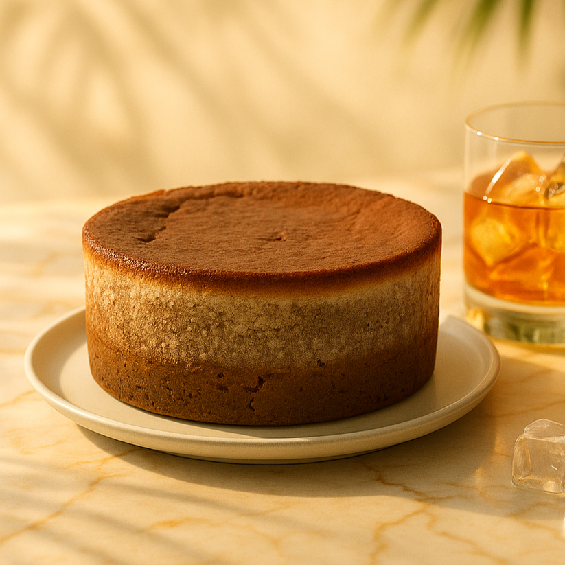Basque Cheesecake: Chocolate with a Super Crunch Base