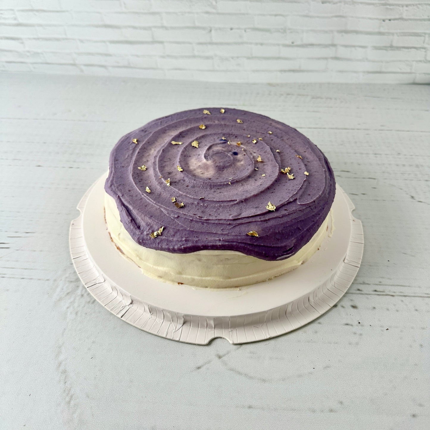 Purple Coconut Mille Crepe Cake
