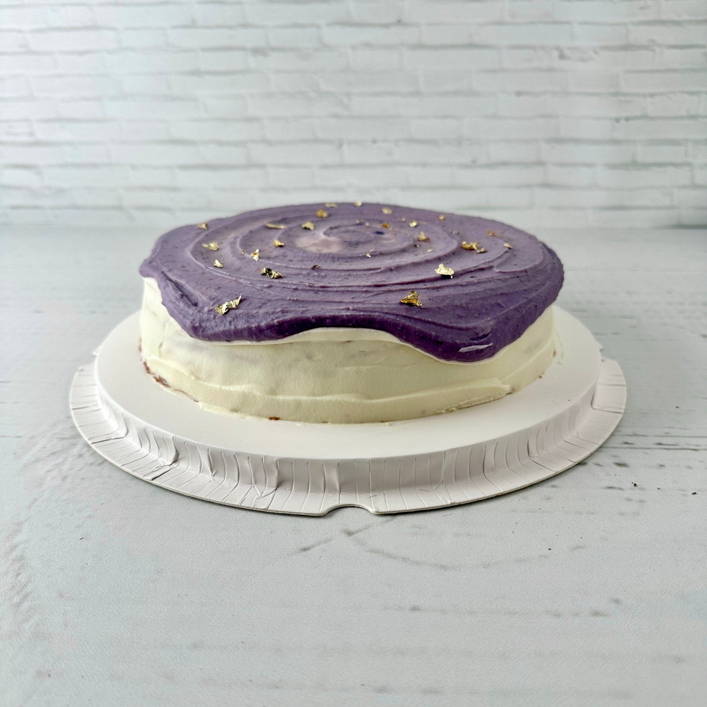 Purple Coconut Mille Crepe Cake