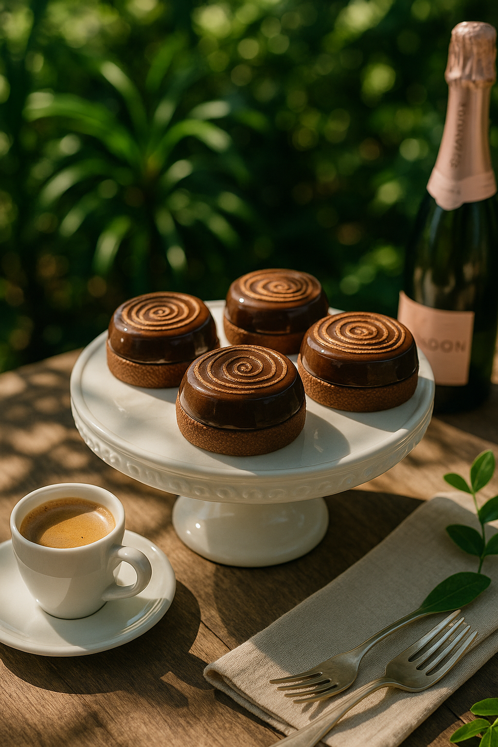 Earl Grey Caramel Chocolate Tart