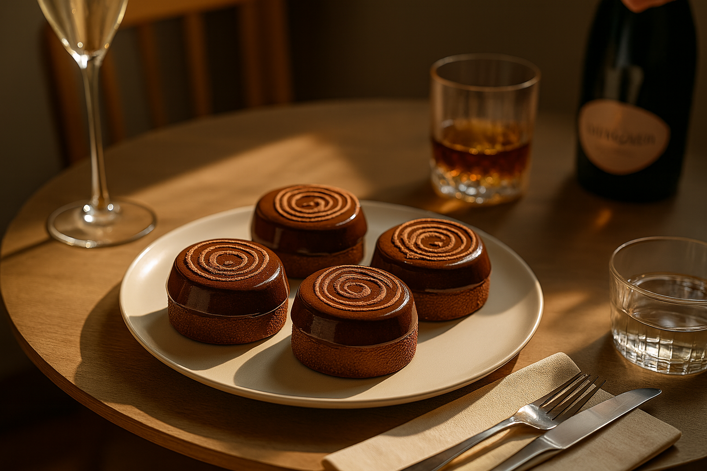 Earl Grey Caramel Chocolate Tart