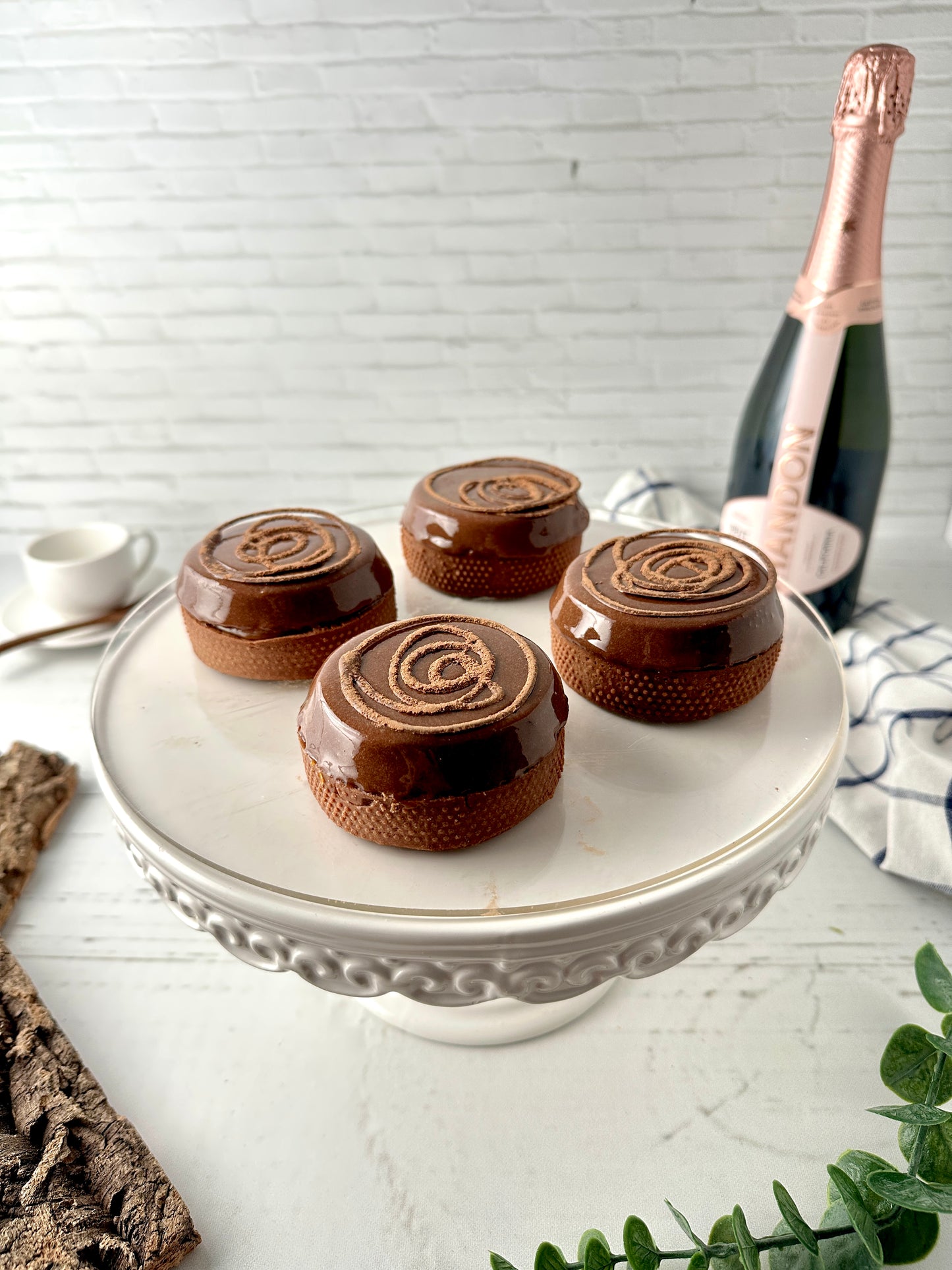 Earl Grey Caramel Chocolate Tart