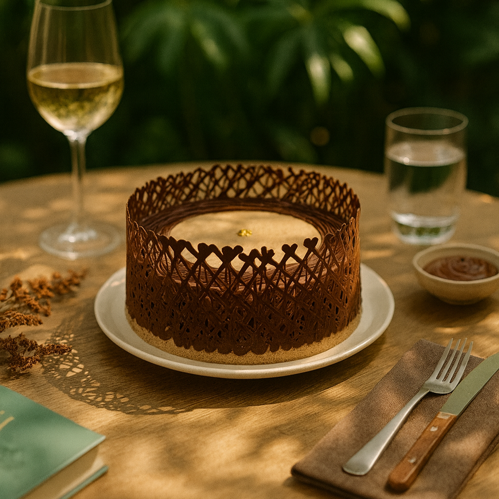 Earl Grey Chocolate Mille Crepe