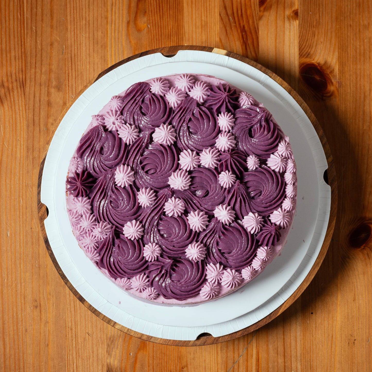 Purple Yam with Coconut Mille Crepe