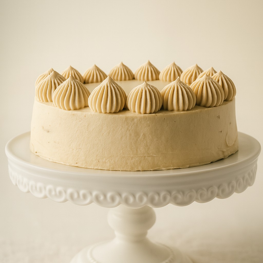 Coffee & Purple Sweet Potato Mille Crêpe Cake