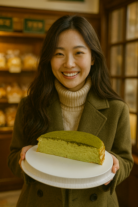 Behind the Layers: An Interview About Creating the Matcha Pistachio Mille Crêpe Cake