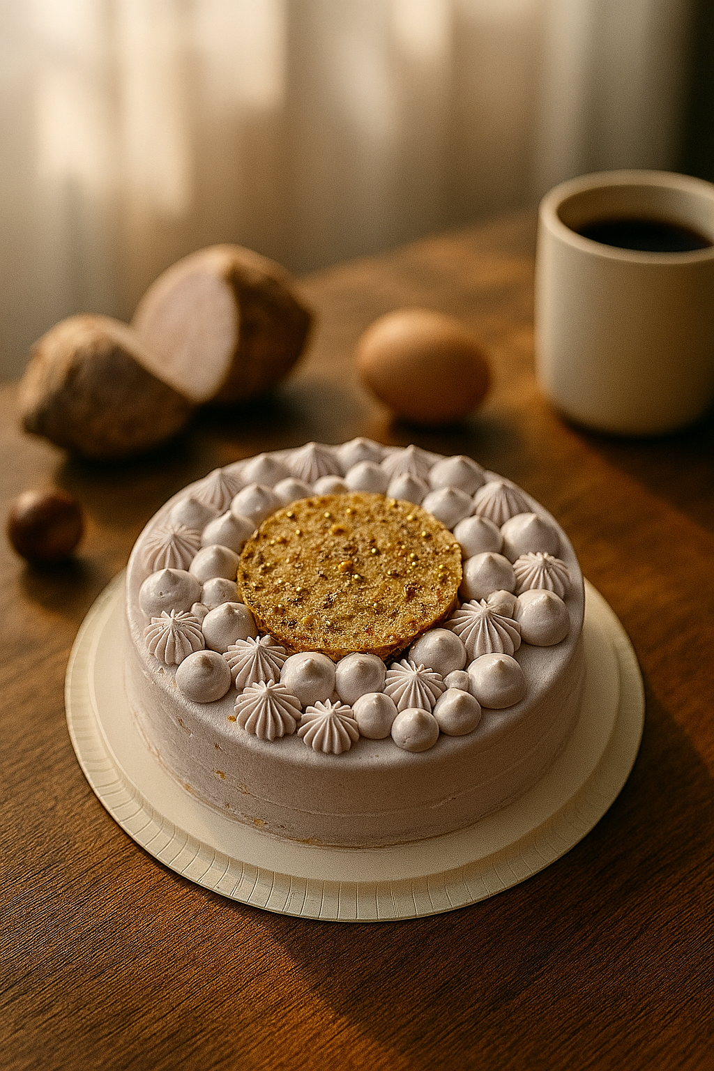 ⭐ Product Review: Chestnut Taro Mille Crêpe Cake