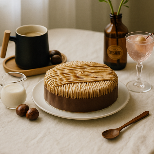 Caramel Chestnuts Mille Crepe