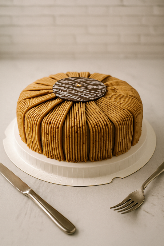 Caramel Chestnut Mille Crêpe Cake