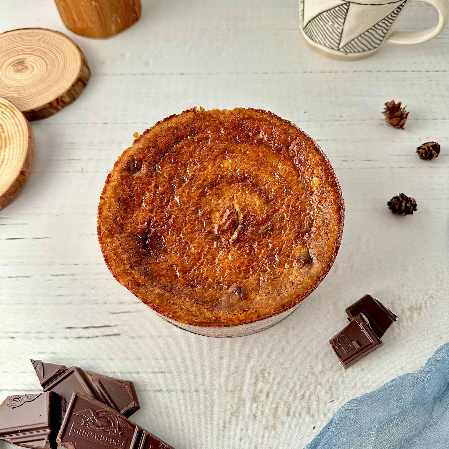 Basque Cheesecake: Chocolate with a Super Crunch Base