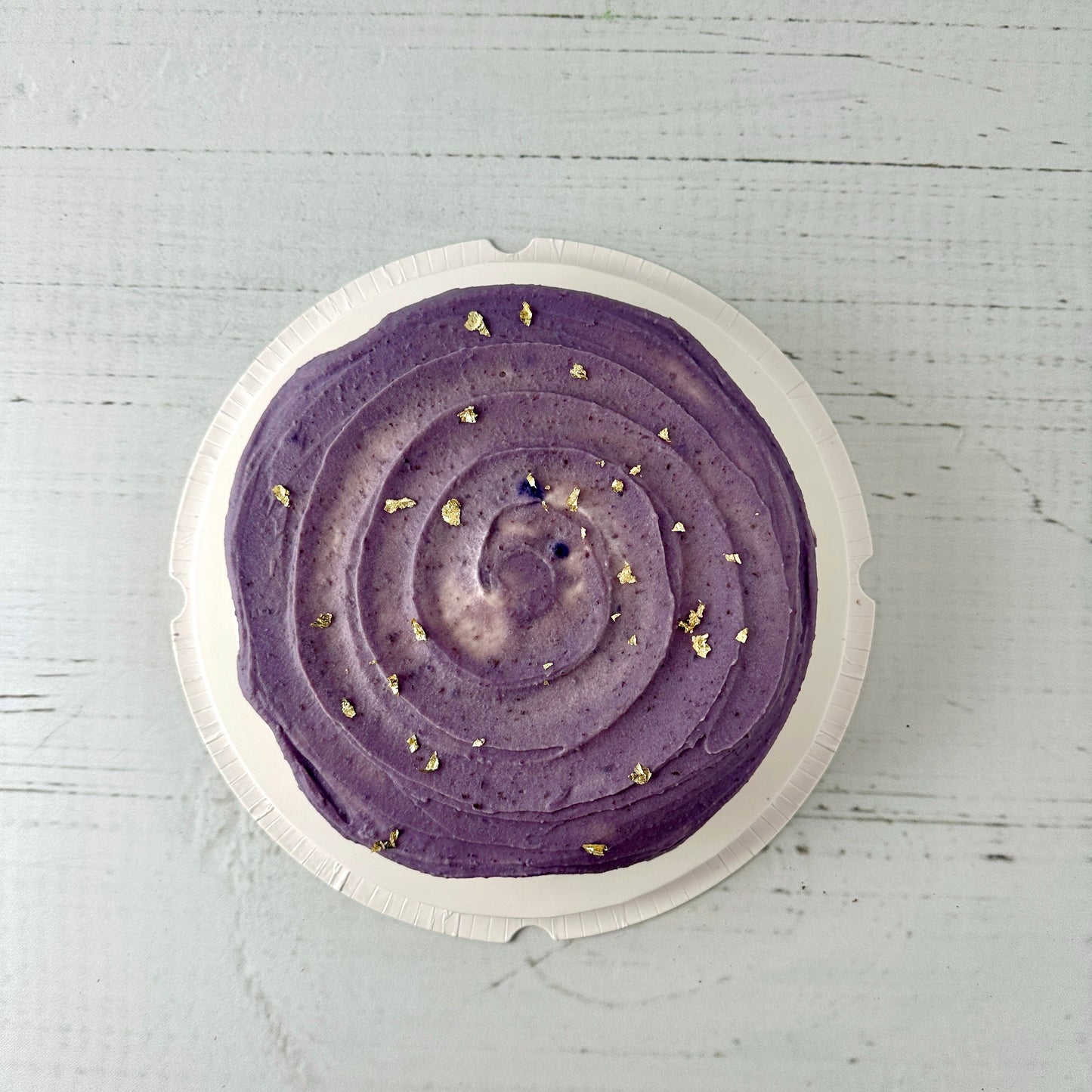 Purple Coconut Mille Crepe Cake