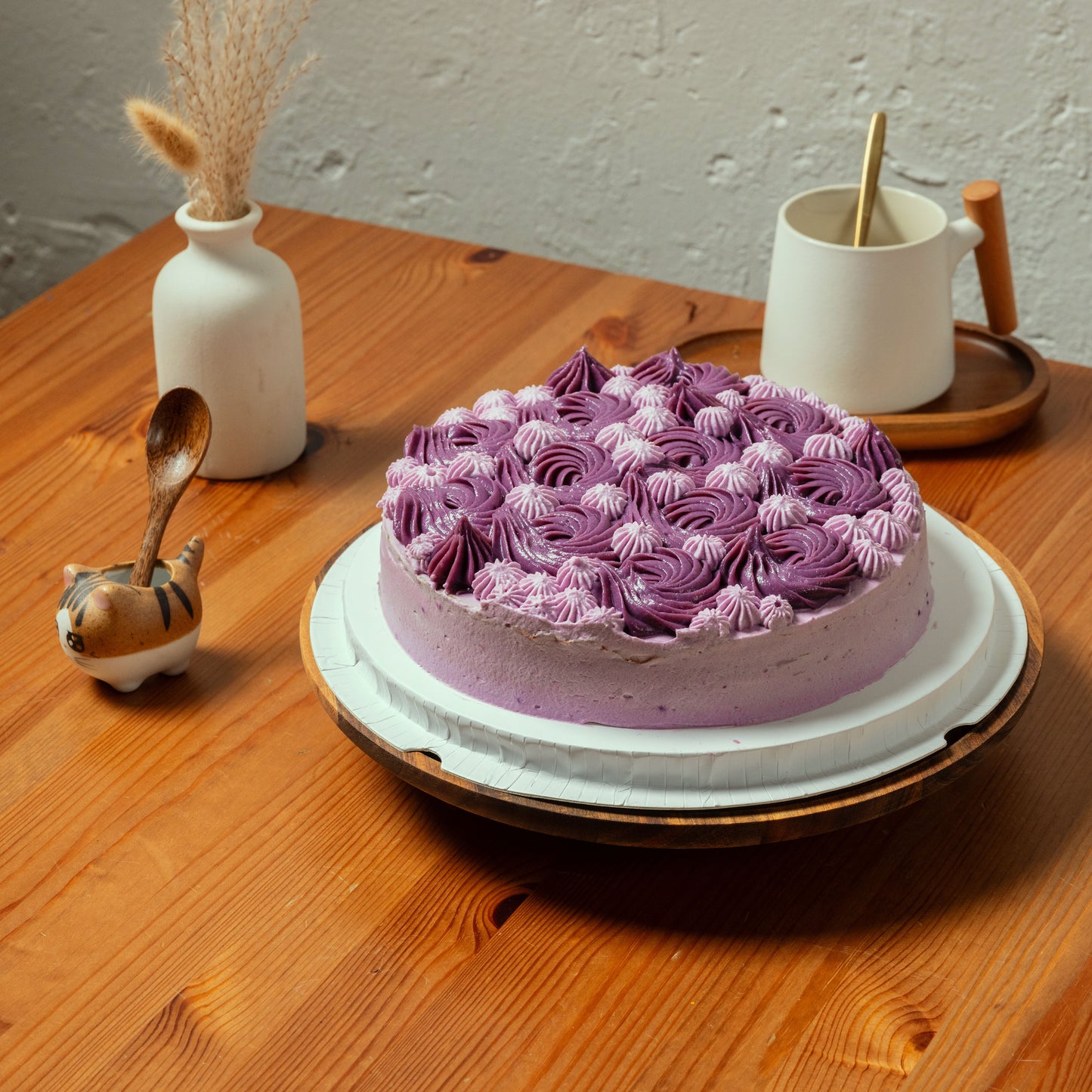 Purple Yam with Coconut Mille Crepe
